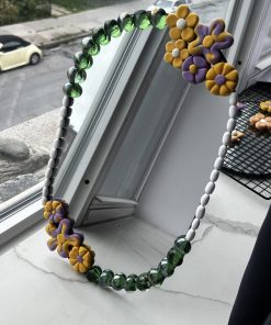 Glass Bead Mirror - Image 3